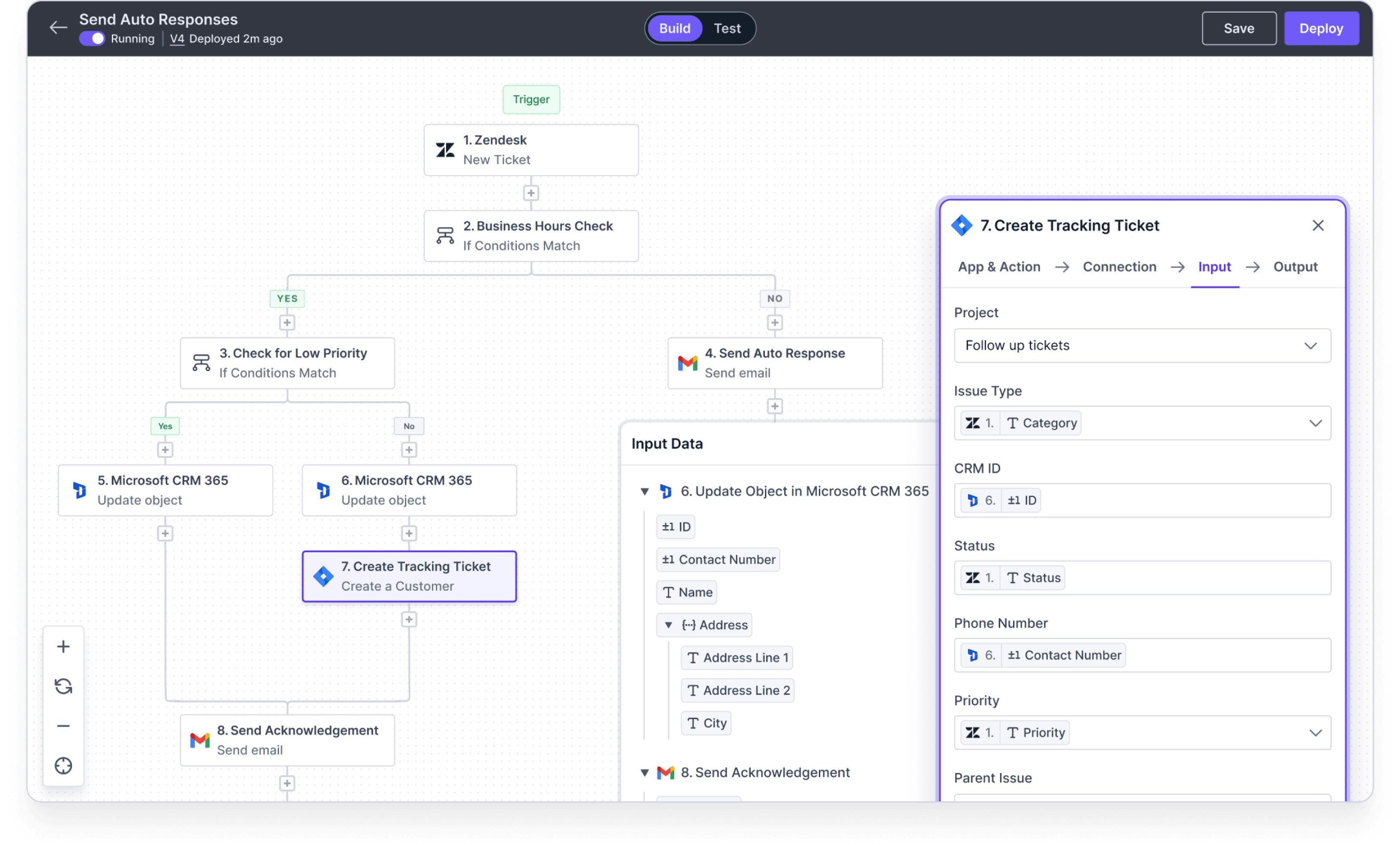 Automate complex business processes within minutes