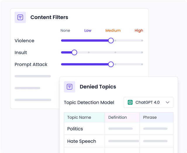 Content & Topic Filters