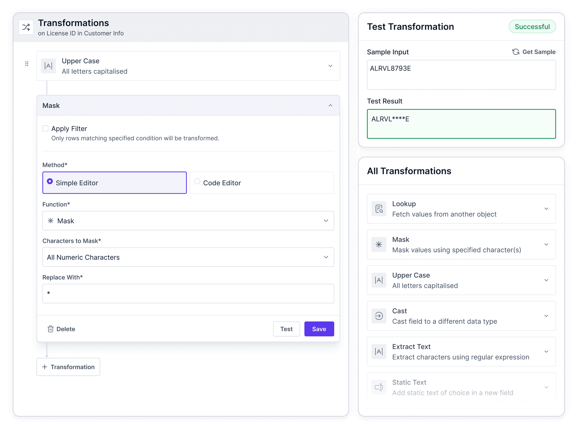 Data Transformations