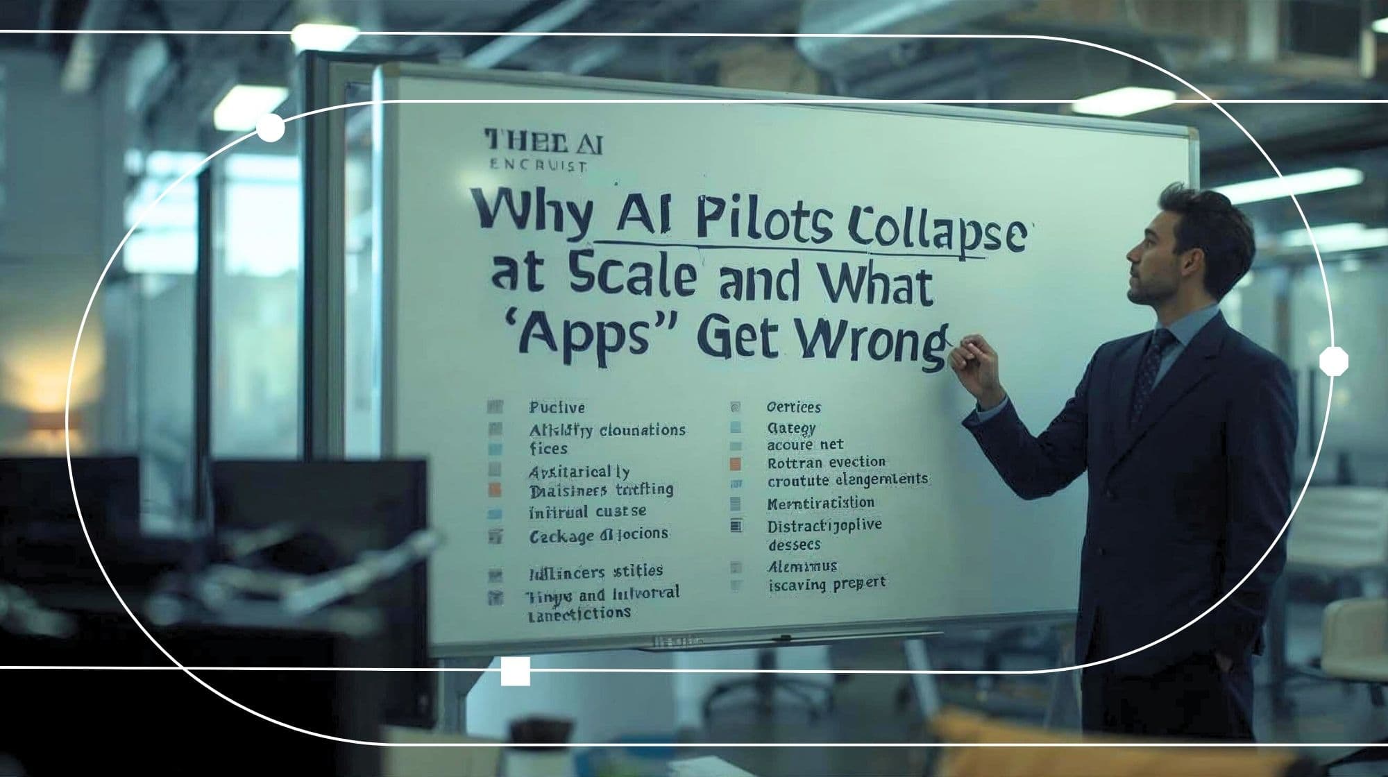 Why AI pilots collapse at scale (and what “apps” get wrong)