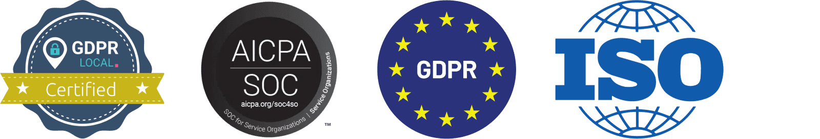 Compliant with industry leading security and privacy standards.