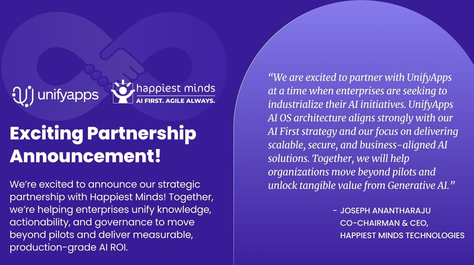 From Pilots to Production: A Strategic Partnership to Scale Enterprise AI with Happiest Minds